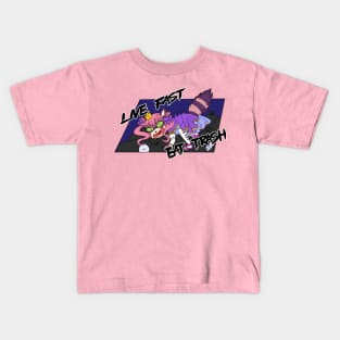 Pixie: Live fast Eat trash Kids T-Shirt